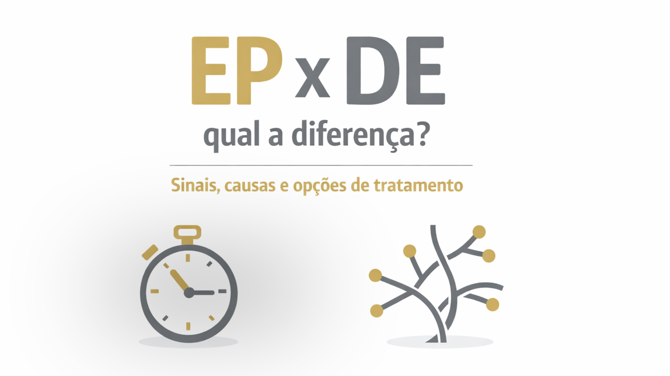 Ejaculação precoce e disfunção erétil